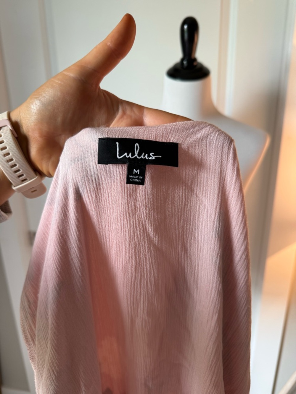 Lulus Pink Floral Wrap Maxi Dress Medium Cottagecore Boho - Picture 6 of 8